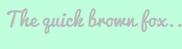 Image with Font Color B8B8B8 and Background Color BFFFDD